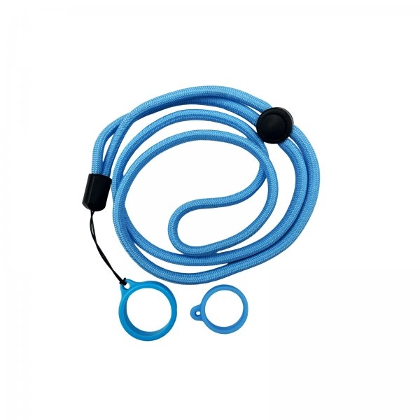 Lanière Réglable Avec Anneau Silicone Blue 1