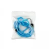 Lanière Réglable Blue – 2 Anneaux en Silicone