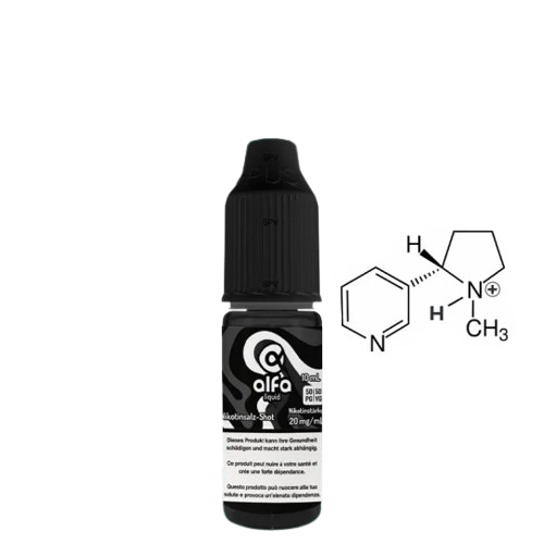 Booster Sel de Nicotine 20mg/ml (50PG/50VG) – Alfaliquid 10 ml